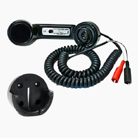 Alligator klipləri ilə Amron Sound Powered Telefon